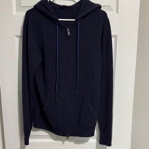 Todd Snyder Navy Zip Up Sweater